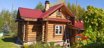 Бревенчатый дом в СНТ Ветеран в Саки - saki.yutvil.ru - фото 1